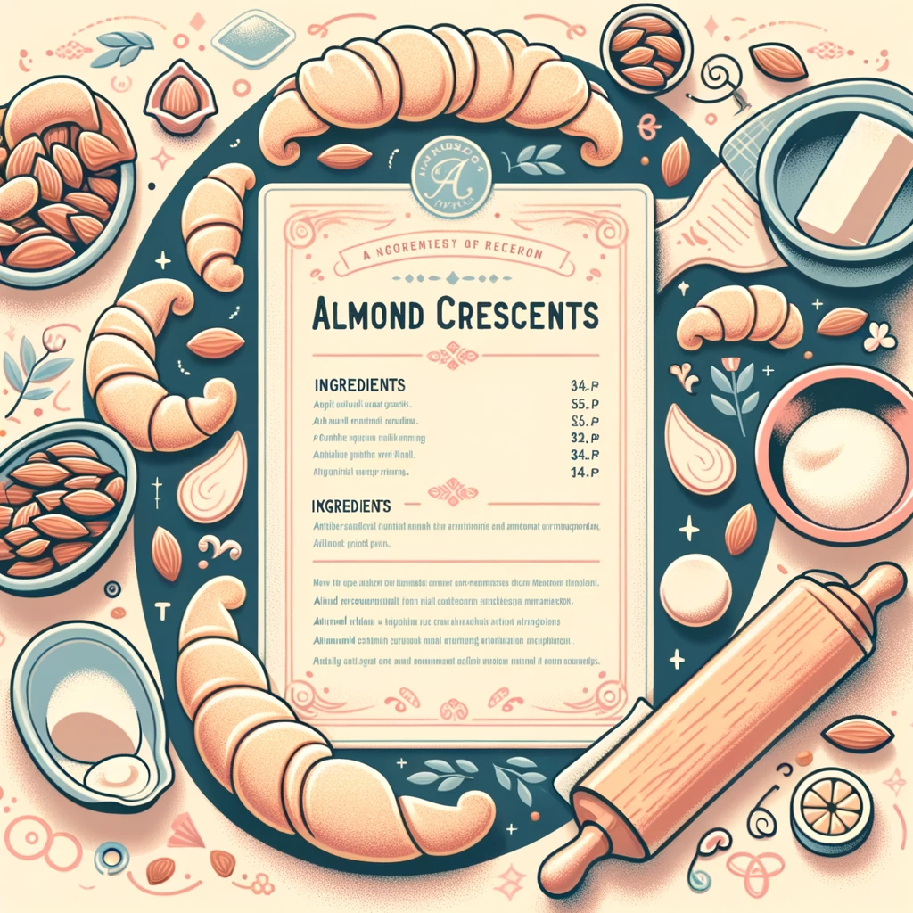 Almond Crescents Recipe
